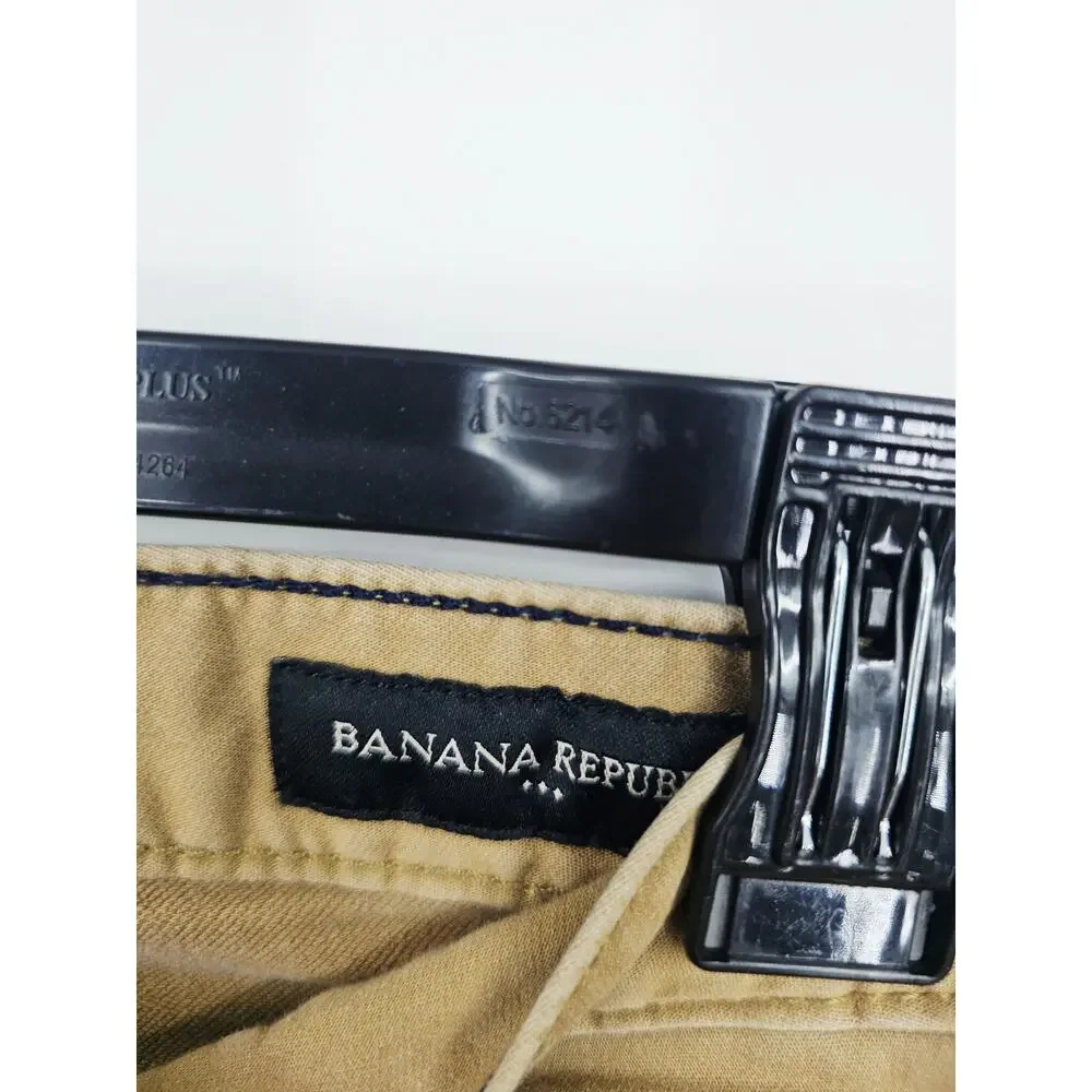 Banana Republic Athletic Fit Traveler Jeans Kahki Tan Brown Men's 34x34 4234